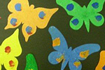 paper cutouts of butterflies